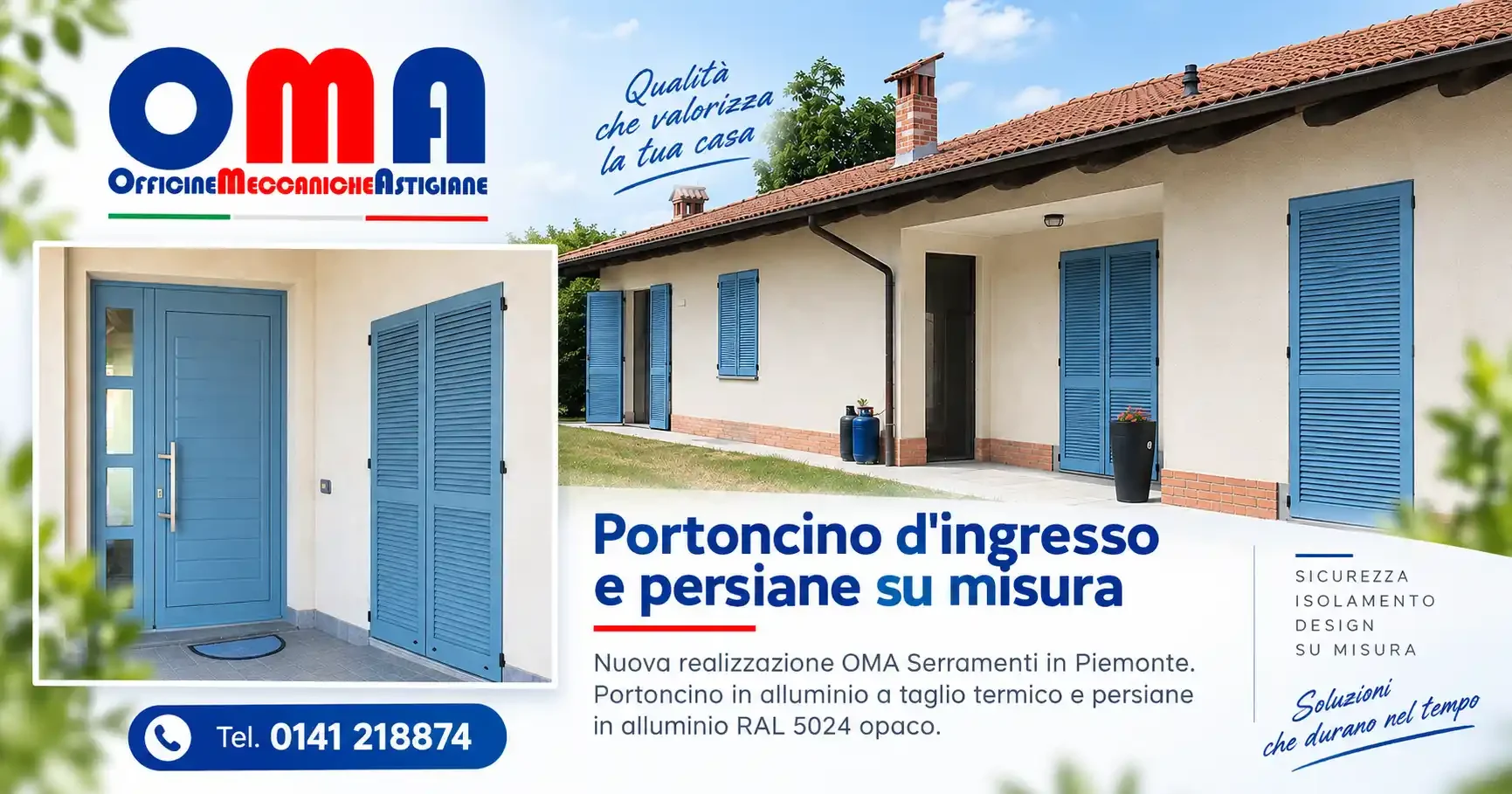 Scopri di più sull'articolo Portoncino di ingresso e persiane su misura
